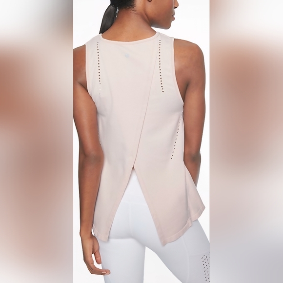 Athleta Foothill Seamless Tank Size XS Energetic Peach - Picture 5 of 7